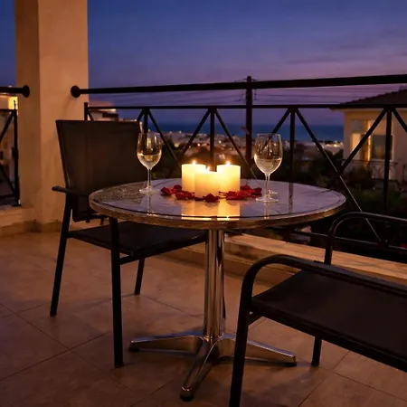 In Beautiful Village With Pool, Balcony Hillside And Sea Views