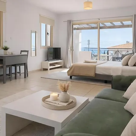 In Peaceful Village With Pool, Balcony Hillside And Sea Views