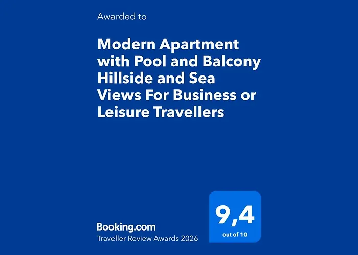 Modern With Pool And Balcony Hillside And Sea Views For Business Or Leisure Travellers